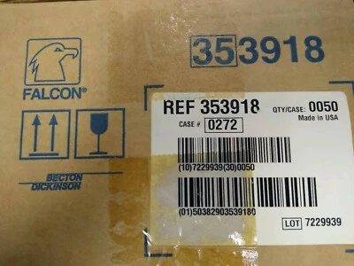 Microplacas de ensayo PS transparentes estériles 96 pocillos BD Falcon 353918, sin tapas, CS50 Foto 1 de 3