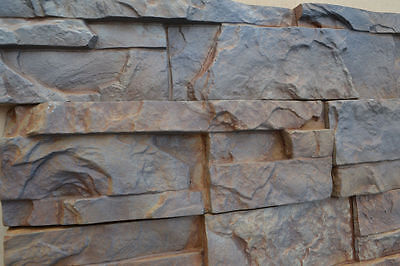Concrete Molds Plaster Wall Stone Cement Tiles Mould ABS Plastic Set 9 Pcs W02  • 75.99$
