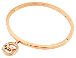 New in box Michael Kors New-in-box Pave Glitz Charm Bangle Mkj4838791 Bracelet - Picture 1 of 5
