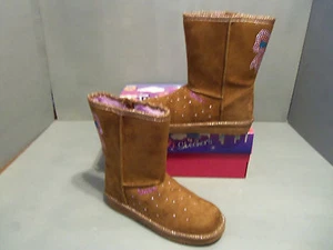STIVALI SLAM GLAMSLAM SLAM SLAM da ragazza giovani Skechers Twinkle Toes nuovi con scatola colori fiocco abbagliante - Foto 1 di 3