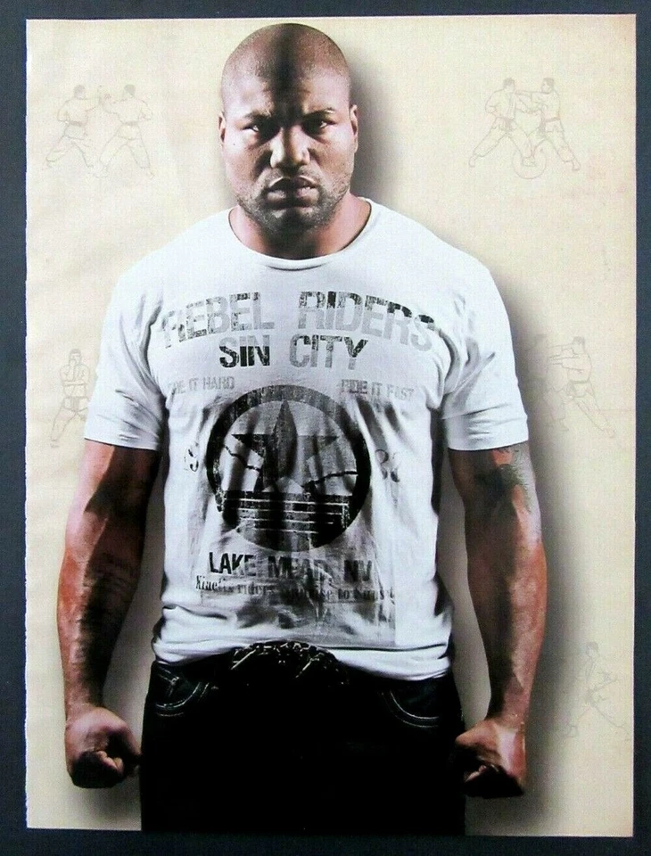 Póster de revista MMA Fighter QUINTON "RAMPAGE" JACKSON color 8"x11" Foto 1 de 1