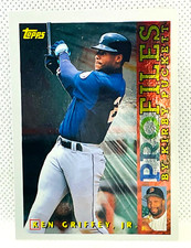 KEN GRIFFEY JR - 1996 Topps Baseball PROFILES Insert #AL-05 - SEATTLE MARINERS