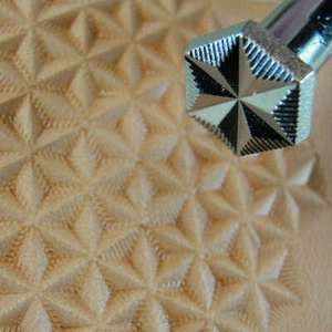 Sello geométrico Craft Japan - #G526 estrella de 6 puntos (herramienta de estampado de cuero) - Imagen 1 de 6