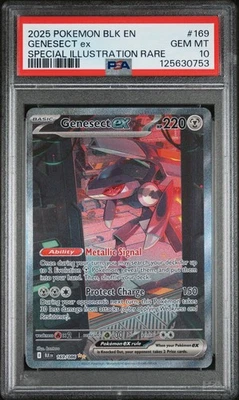 Genesect ex 169/086 Sv: Black Bolt Holo PSA 10 - Image 1 of 3