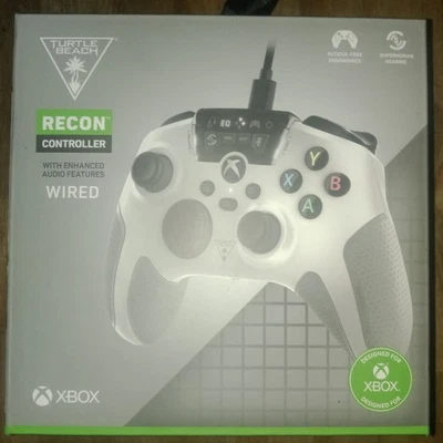 Turtle Beach Recon Wired Controller (White) –Xbox Series X/S & PC – New & Sealed - Image 1 of 4