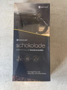 New Ganocafe Schokolade Hot Cocoa With Ganoderma 20 Sachets Gano Excel 02/2027 - Picture 1 of 8