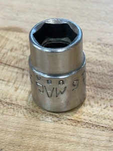 mac tools 3/8 Drive SAE 7/16 6 Point Shallow Socket  - Bild 1 von 6