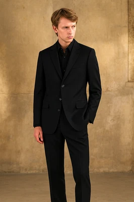 Blazer Traje de Boda Ermenegildo Zegna 42R Italia Lana Worsted Super 100s 3 Botones Foto 1 de 4