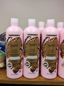 3 JUMBO Suave Lush & Coily Moisturizing Curl Conditioner 16.5oz Ea - Picture 1 of 3