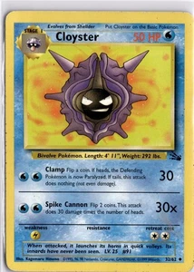 Cloyster 32/62 Fossil Regular Uncommon Trading Card WOTC TCG - Picture 1 of 7