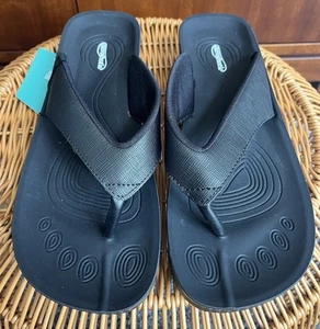 Aerothotic Flip Flop Comfortable Sandals US Size 9 Black for Women - Picture 1 of 11