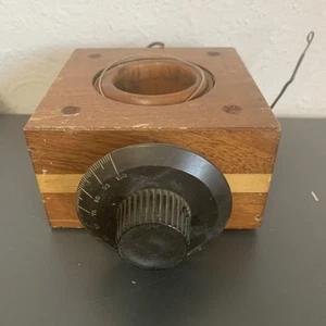 1920 TELMACO Early Wireless Variometer Coil – Inductive Radio Tuner – Wood Frame - Picture 1 of 7