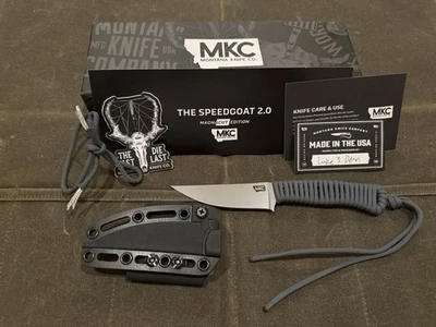 🔥MONTANA KNIFE COMPANY MKC MAGNACUT SPEEDGOAT 2.0 GREY (Polished)🔥 BNIB - Image 1 of 4