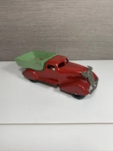 Original Lumar Marx 6.5" Green / Red Dump Truck - Picture 1 of 9