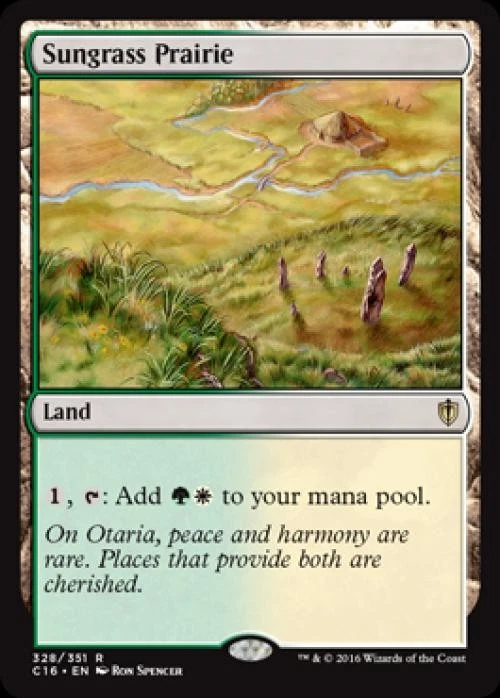 Sungrass Prairie - Medium Play MTG Commander 2016 Edition - Image 1 of 1