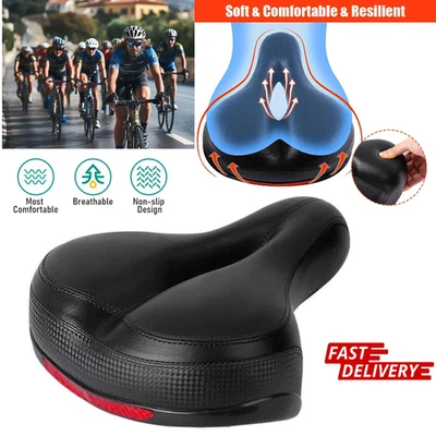 Cojín de gel para asiento de bicicleta Big Bum extra ancho cojín deportivo suave cómodo Foto 1 de 4