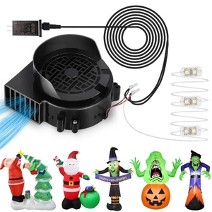 Aufblasbarer Ventilator Ersatz 0,8A Luftventilator Gebläse mit 1,0A Adapter und 3 LEDs B... - Bild 1 von 7