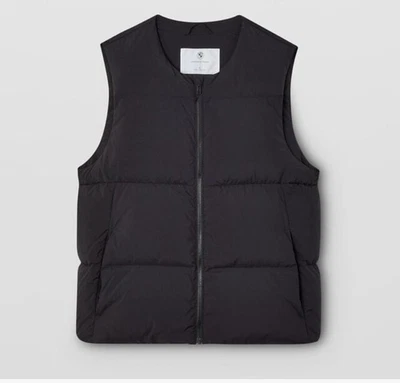 Chaleco acolchado negro para hombre BMW Goods With Joy talla S nuevo con etiquetas $225 Foto 1 de 4