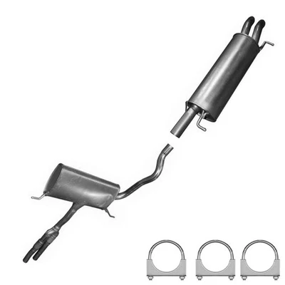 Kit de escape silenciador tubo resonador se adapta a: 1998 - 2005 Volkswagen Passat 2,8 L Foto 1 de 4