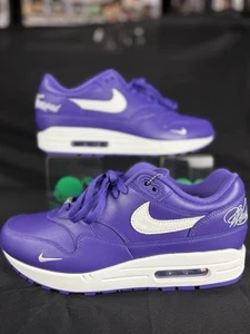 Size 10.5 - Nike Supreme x Air Max 1 '87 SP Varsity Purple - Picture 1 of 11