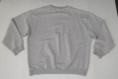 Sudadera De Colección St Johns Bay Talla L Años 80 Gris Polar Cuello Deshilachado Top Grung Foto 1 de 4