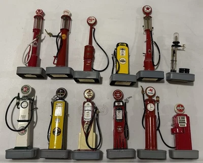 Lote de 12 BOMBAS DE GAS DANBURY COMO NUEVAS Sinclair Shell Texaco Crown Signal Tokheim Foto 1 de 3