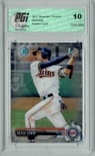 Royce Lewis 2017 Bowman Draft Chrome #BDC-1 1st Rookie Card PGI 10