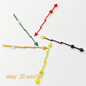 Blue, black, green, red, orange watch hands lightning suitable for NH35 movement - Picture 1 of 21