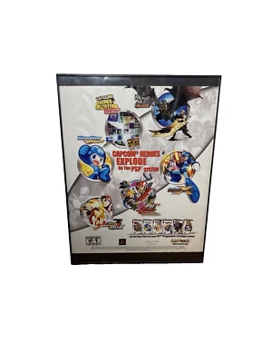 2006 Mega Man Monster Hunter Alpha Max Capcom Heroes Video Games PRINT AD PSP - Image 1 of 4