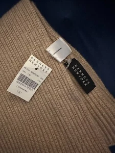 Barney's New York Cashmere Scarf Tan Luxe Super Soft 74"L x 10"W NWT camel color - Picture 1 of 5