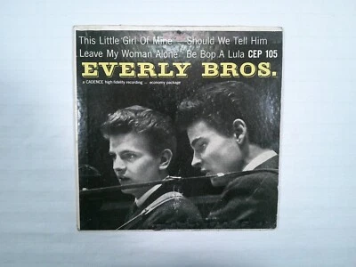 Everly Brothers "The Everly Brothers" EP 1957 Cadence CEP-105 Cover Only - Image 1 of 2