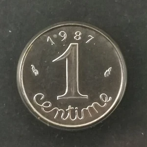 1 CENTIME EPI 1987 FDC FRANCE / SCELLEE ISSUE DU COFFRET - Imagen 1 de 2