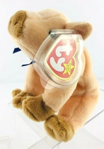 Ty Beanie Babies - KNUCKLES The Pig - Mint with Tags in Plexiglass Display Box - Picture 1 of 6