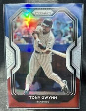 2021 Panini Prizm TONY GWYNN #225 Red White & Blue Prizm San Diego Padres ⚾️