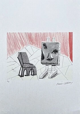 DAVID HOCKNEY - Celia con silla - firmada, edición numerada 47/200, 35x50 cm Foto 1 de 4