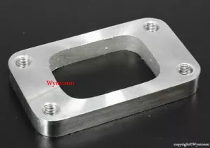 T3 GT30 GT35R GTX30 GT35 Turbo Inlet FLANGE 1/2" Mild Steel TAPPED M10X1.25 - Foto 1 di 2