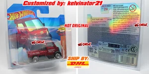 Hot Wheels CUSTOM 2023 Mighty K RED,JAPANESE RYU ASADA LETTERING,INTL SHORT CARD - Picture 1 of 20
