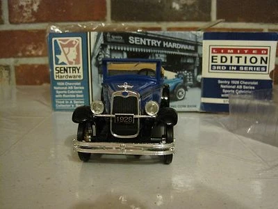 1928 CHEVROLET NATIONAL AB SERIES SPORTS CABRIOLET WITH RUMBLE SEAT COIN BANK - Image 1 of 4