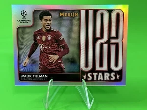 2021-22 Topps Chrome UEFA Merlin #U23-9 Malik Tillman U23 Stars, Bayern Munchen! - Picture 1 of 11