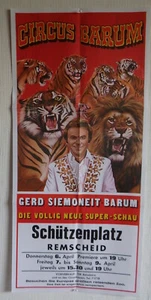 Tournee Plakat Circus Barum um 1985 (89802) - Bild 1 von 3