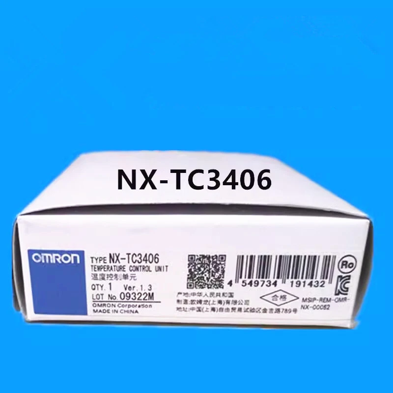 Unidad de control de temperatura OMRON NX-TC3406 1 pieza Foto 1 de 1