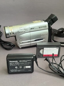 Panasonic NV-RZ17EN VHSC VIDEO CAMERA ANALOGUE VHS-C - Tested - Picture 1 of 10