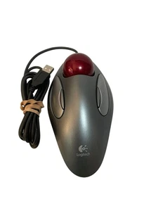 Logitech Trackman Marble Wired USB Trackball Mouse - T-BC21 - Picture 1 of 7
