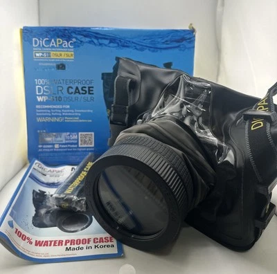 Câmera DiCAPac WP-S10 DSLR/SLR série estojo impermeável com caixa - Imagem 1 de 4
