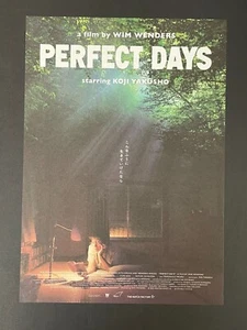 PERFECT DAYS 2023 Koji Yakusho Japanese B5 Flyer Chirashi Movie Poster - Picture 1 of 2