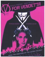 Autograph Signed V for Vendetta Photo Hugo Weaving COA 