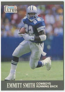 Fleer Ultra #165 1991 Emmitt Smith Dallas Cowboys - Imagen 1 de 2