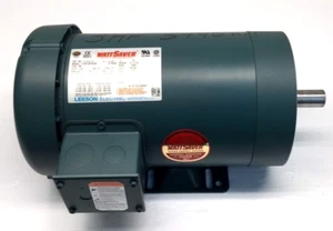 Leeson 121929.00 WattSaver Electric Motor 3HP 3PH 3490RPM 145TC Fr C145T34FK43B - Picture 1 of 6