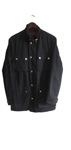 VTG Carolina Herrera Navy Blue Multi Pocket Men's Field Jacket Size S Made Spain - Picture 1 of 24
