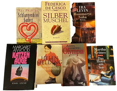 Buchpaket Frauenromane, 7 Bücher: Atwood, Grimes, Shreve, Fielding, De Cesco u.a - Bild 1 von 4